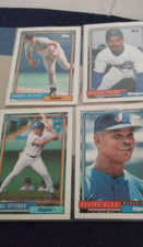 Topps baseball Cards - MLB (4) Myers, Thon, Jefferies, Alou