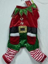 Elphie Dog Christmas Costume Size S Back Length Up To 12 inches NWT
