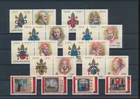 LT02457 Vatican 1999 religious art coat of arms old popes fine lot MNH