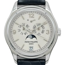 PATEK PHILIPPE COMPLICATION ANNUAL CALENDAR 5146G-001 Ivory White Gold #OK085