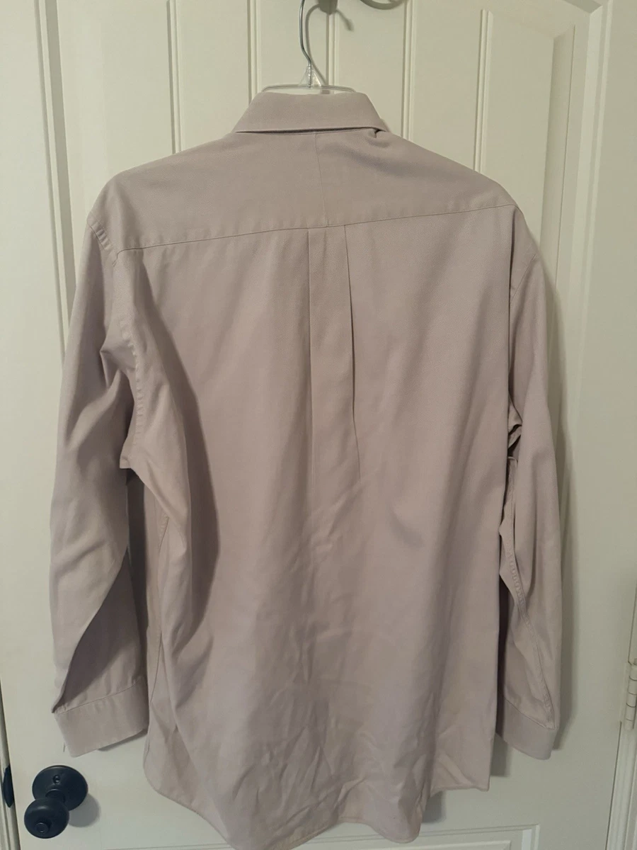 how to make a tight dress fit better Joseph & Feiss Tan Button Down Long Sleeve Shirt