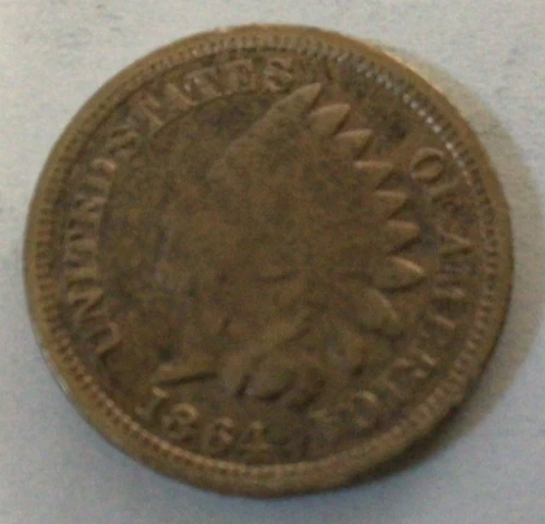 1864 Indian Head Penny; GOOD condition #368