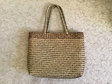 Tasche Strandtasche aus Bast/Stroh Flechtoptik NEU, 38 x 30 x 9 cm