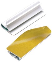 Durable Varioclip AdhäSiv WeißEr Clip Mit GrüNen Streifen 5 StüCk