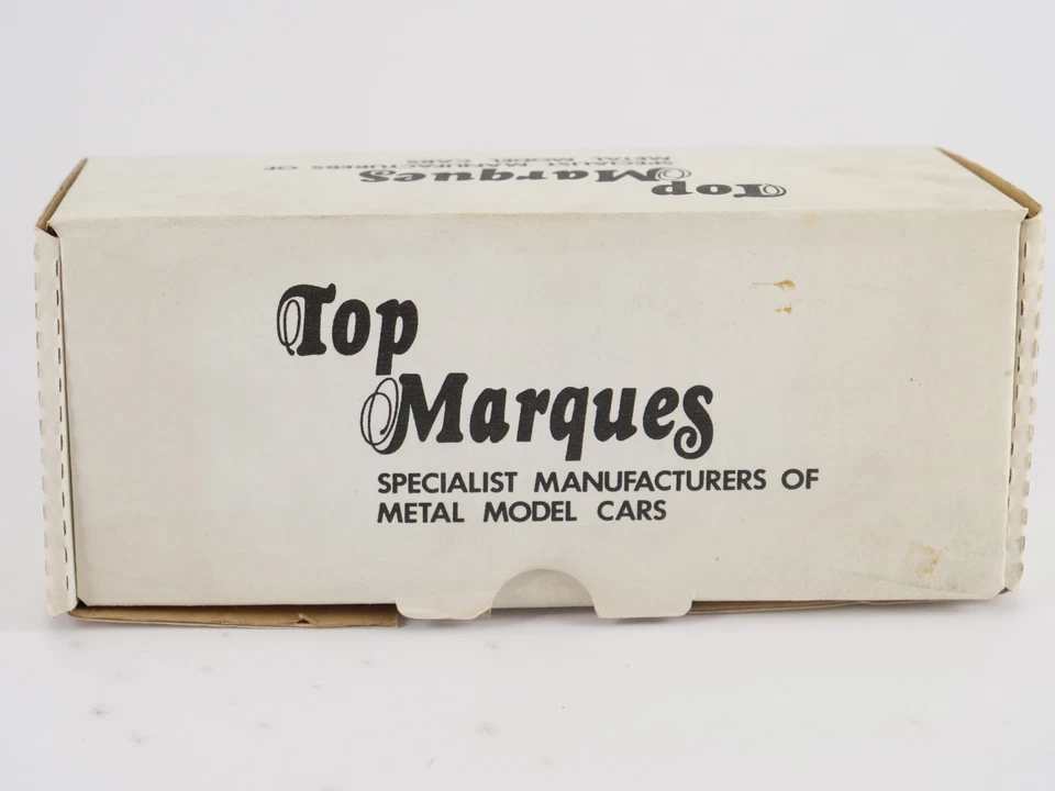 TOP MARCHE HE4 ALVIS TC Drophead 1954 Metal Maroon 1/43 Magnifico - Immagine 3 di 4