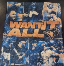 Rally Towel 2025 Toronto Blue Jays - Want It All - Playoff Stadium Giveaway
