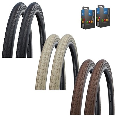 2 x Schwalbe Delta Cruiser Plus Reifen + Schlauch Set - 2026 - PunctureGuard