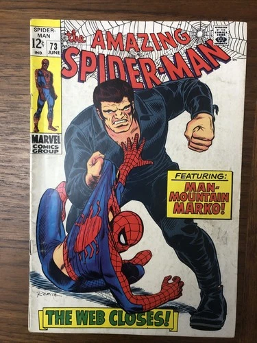 The Amazing Spider-Man #73 Marvel 1969 Stan Lee Buscema And Romita Story