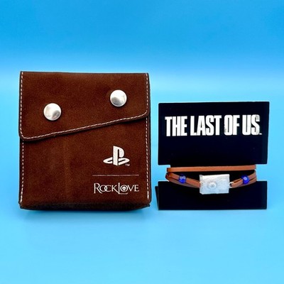 The Last of Us Ellie Hamsa Leather Bracelet Charm Suede Pouch Official Rocklove