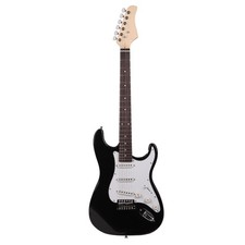 High Quality Rosewood Fingerboard Electric Guitar Black White