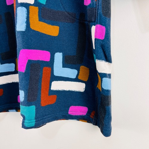 Frock Me Out Jigsaw Jumper Dress XS Navy Blue Pink Green Gold Pockets - Picture 9 of 21