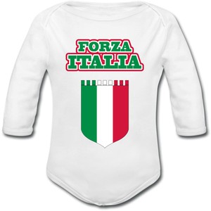 Body Baby Football Italy Forza Italia Birth Gift Boy Girl Ebay