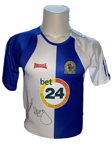 retro blackburn rovers shirt