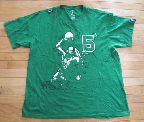 Neu ohne Etikett Kevin Garnett Boston Celtics grün NBA UNK T-Shirt Größe 2XL 2008 Champion!