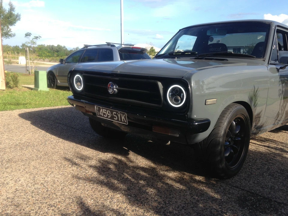7"  Headlights RED and WHITE Halo Valiant Chrysler Charger AP AP6 VC VF VJ - image 3 of 4
