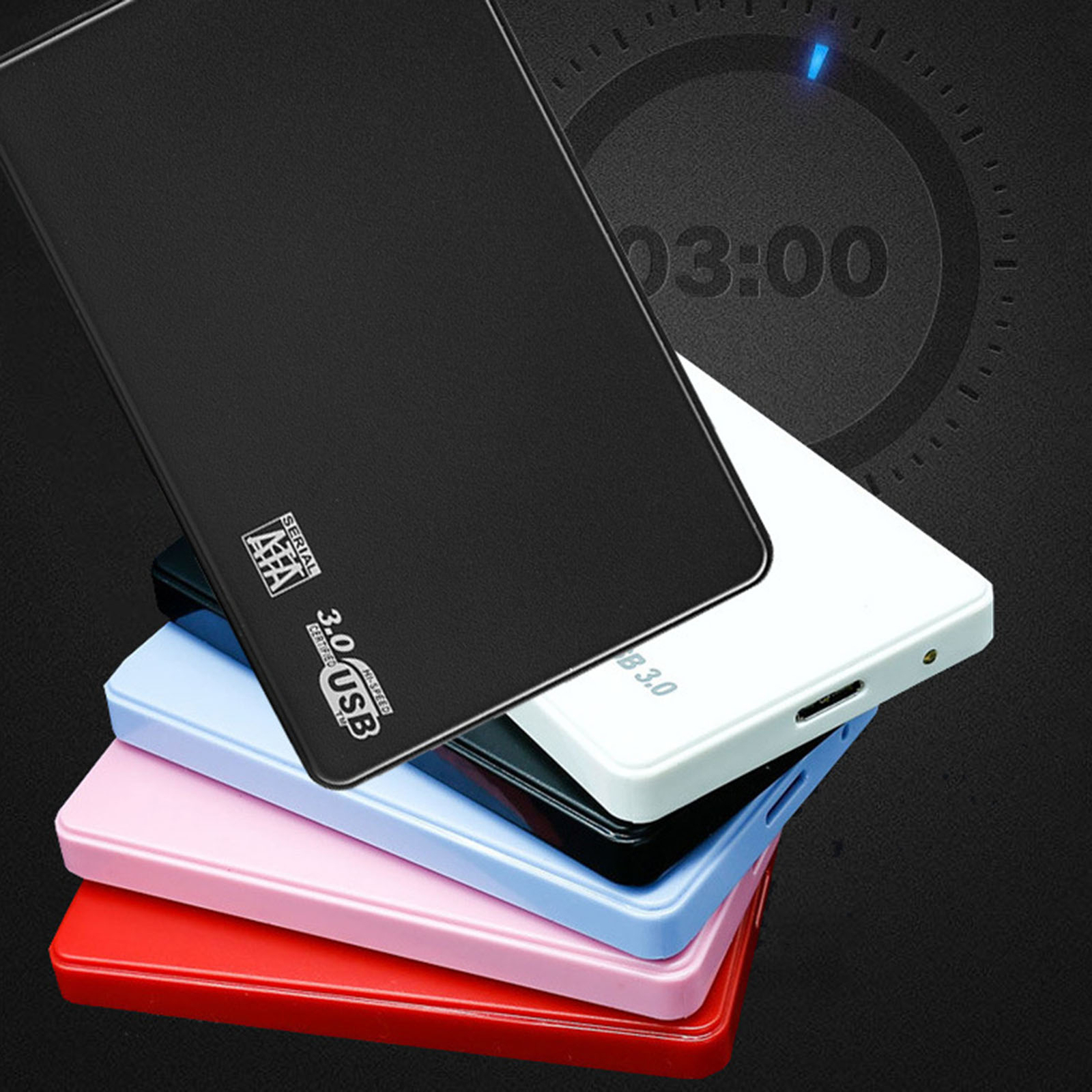 YD0002 External Hard Disk Drive 1/2/4TB USB 3.0 Portable External Hard Drive HDD-image