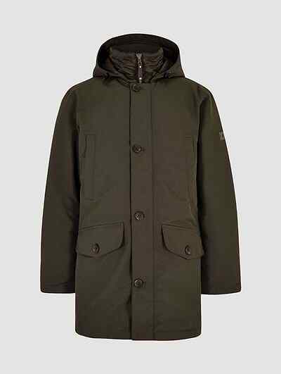 DUBARRY URLINGFORD DOWN PARKA JACKET IN IVY SIZE L *RRP £399 UK