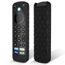 Remote Case for Alexa Voice Remote Pro 2022 Anti-Slip Shockproof Silicone Cover