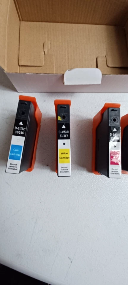 4-PACK Compatible Dell Series D-31/32/33/34 Ink Cartridges V525w V725w Printer - Image 4 of 4