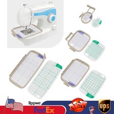 4 Hoops for Brother Embroidery Machine PE700 PE770 PE700II PE780D Durable New