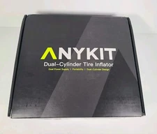 Tire Inflator Portable Air Compressor 4X Faster Inflation Double Cylinder Pump