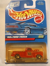 1999 Hot Wheels `40s Ford truck Blue Carded Collector #1029