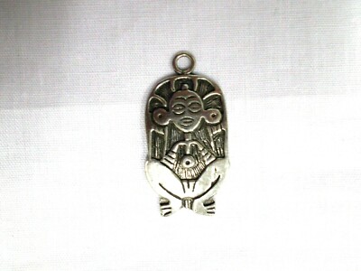 TAINO ATABEY GODDESS PUERTO RICO FERTILTY & FRESH WATER PEWTER PENDANT