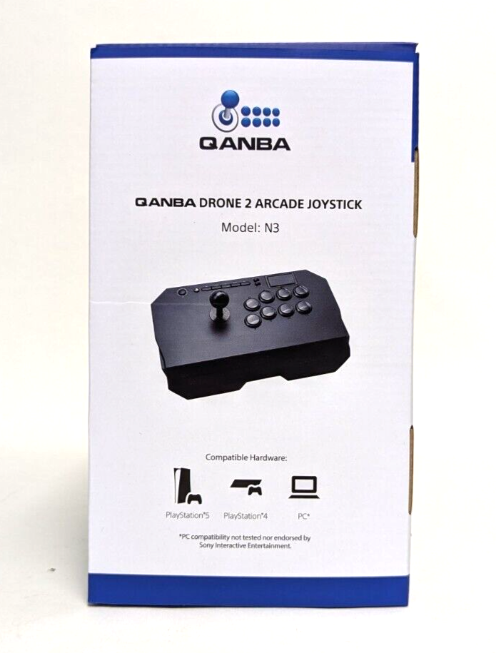 QANBA Drone 2 Arcade Joystick For PS5, PS4 Wired USB cord length