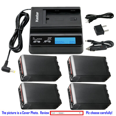 Kastar Battery Multifunction Charger for Sony BP-U90 U96 BC-U1 U2 Sony PMW-EX1R