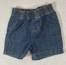 Toddler Boys 12 MONTHS Jumping Beans Blue Denim Jean SHORTS