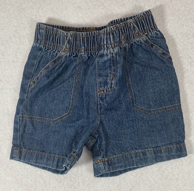 Toddler Boys 12 MONTHS Jumping Beans Blue Denim Jean SHORTS