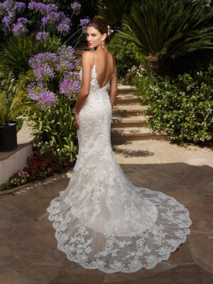 black fit and flare formal dress Leilani Fit-and-Flare Wedding Dress main image 1