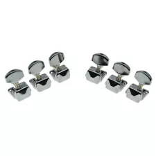 3L3R Semi-Closed Guitar Tuning Pegs Tuners for Acoustic/Electirc Guitars Chrome