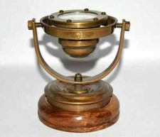 vintage binnacle gimballed compass brass nautical gimbal compass ship's
