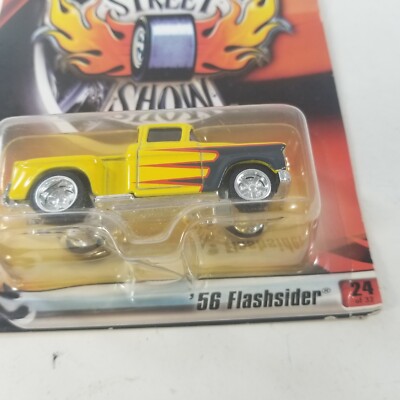 1991 Hot Wheels Street Show '56 Flashsider Chevy Pickup Yellow/Red