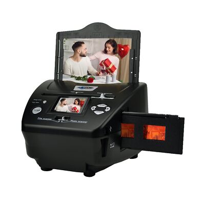 Digital Film & Photo Scanner, High Resolution 16MP Film Scanner with 2.4'' LCD...
