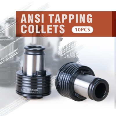 10Pcs ANSI TC 820 GT24 Tap Collets Chucks Holders for M24HR Arm Tapping Machine