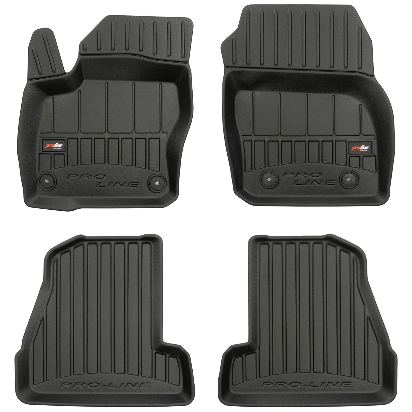 Tapis de sol TPE Frogum imperméable avec rebords 3D pour Ford Focus III