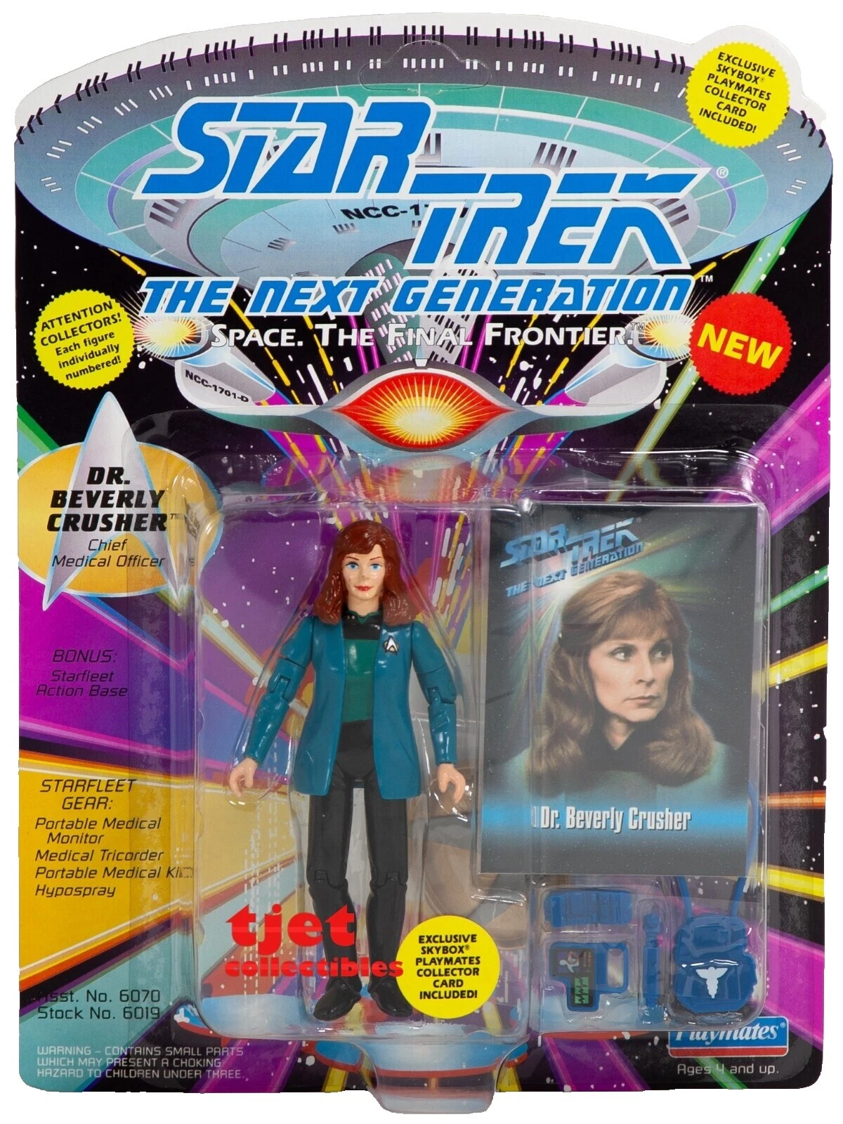 Figuras de acción Playmates Toys Crusher y accesorios