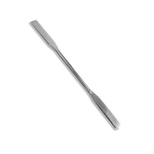 Lab Micro Double Ended Spatula Square/Round End, Flat Ends 50 mm X 9 mm, 7"