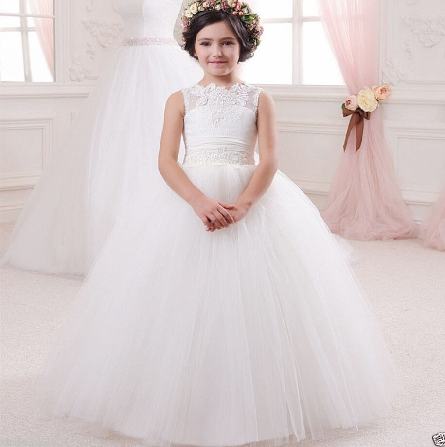 Flower Girl Dress Communion Party Sale New sales Princess Bridesma Pageant Prom