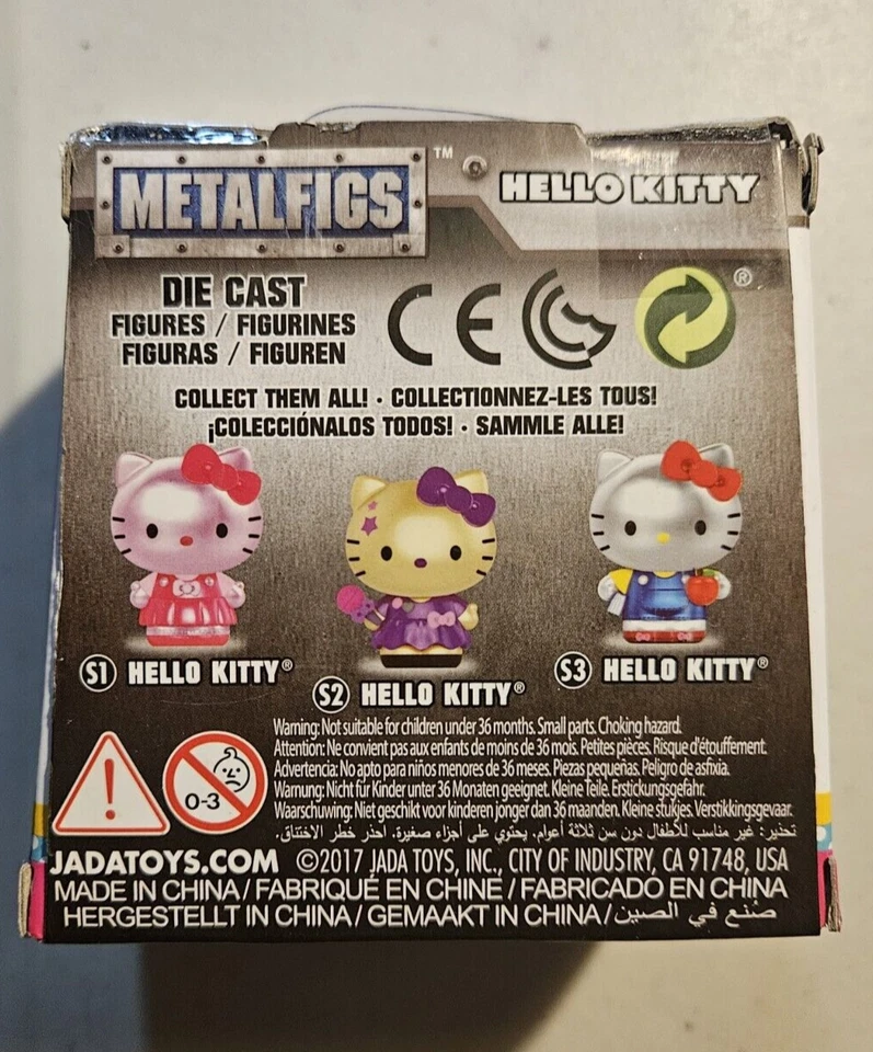 NUEVO Jada Hello Kitty S2 Clásico Púrpura 2" MetalFigs Diecast Figura Coleccionable Foto 2 de 4