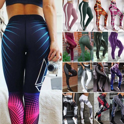 High Waist Yoga Pants Sports Leggings 