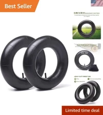 2 Pack Heavy-Duty 3.00/3.50-8 Inner Tubes for Wheelbarrows and Garden Carts