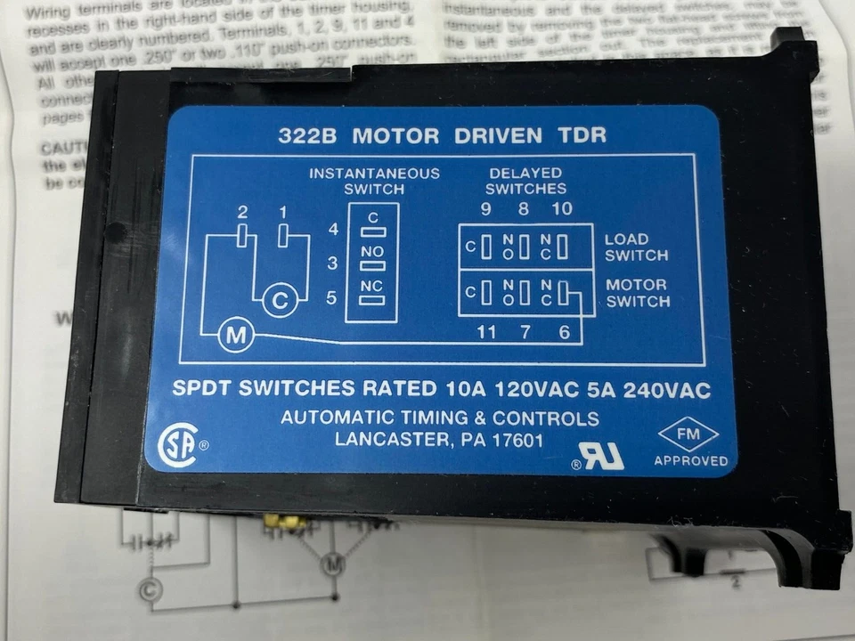 Automatic Timing & Controls 3-0322B007A12CS Cycle Progress Timer 322B Series - Image 4 of 4