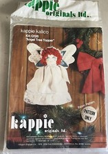 Vtg. 1979 New Kappie Kalico Christmas Kit Q126 "Angel Tree Topper" Pattern Only