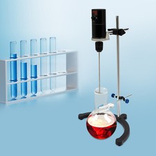 10L/2.64 Gallon Electric Overhead Stirrer Tabletop Lab Mixer Machine 100-2000R