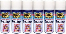 Fresh & Bright Fridge Freezer Anti-Bacterial & Quick De Icer Spray 200ml  x 6