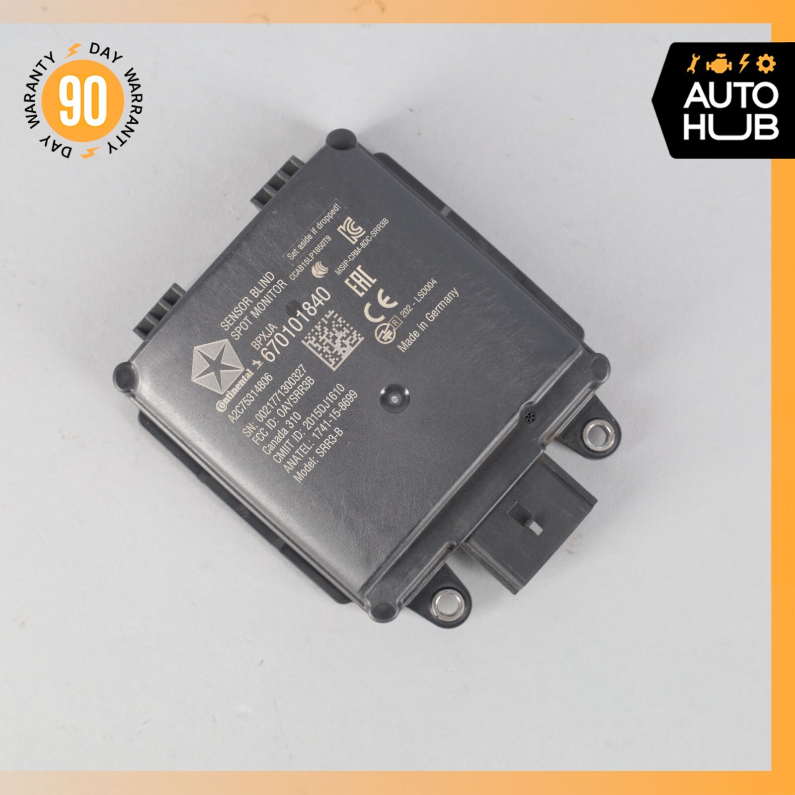 2018 Maserati Levante M161 Rear Left or Right Blind Spot Radar Sensor Module OEM