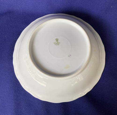 CT Altwasser Sylesia Floral Serving Bowl 9" Pink Roses Germany - Picture 4 of 8